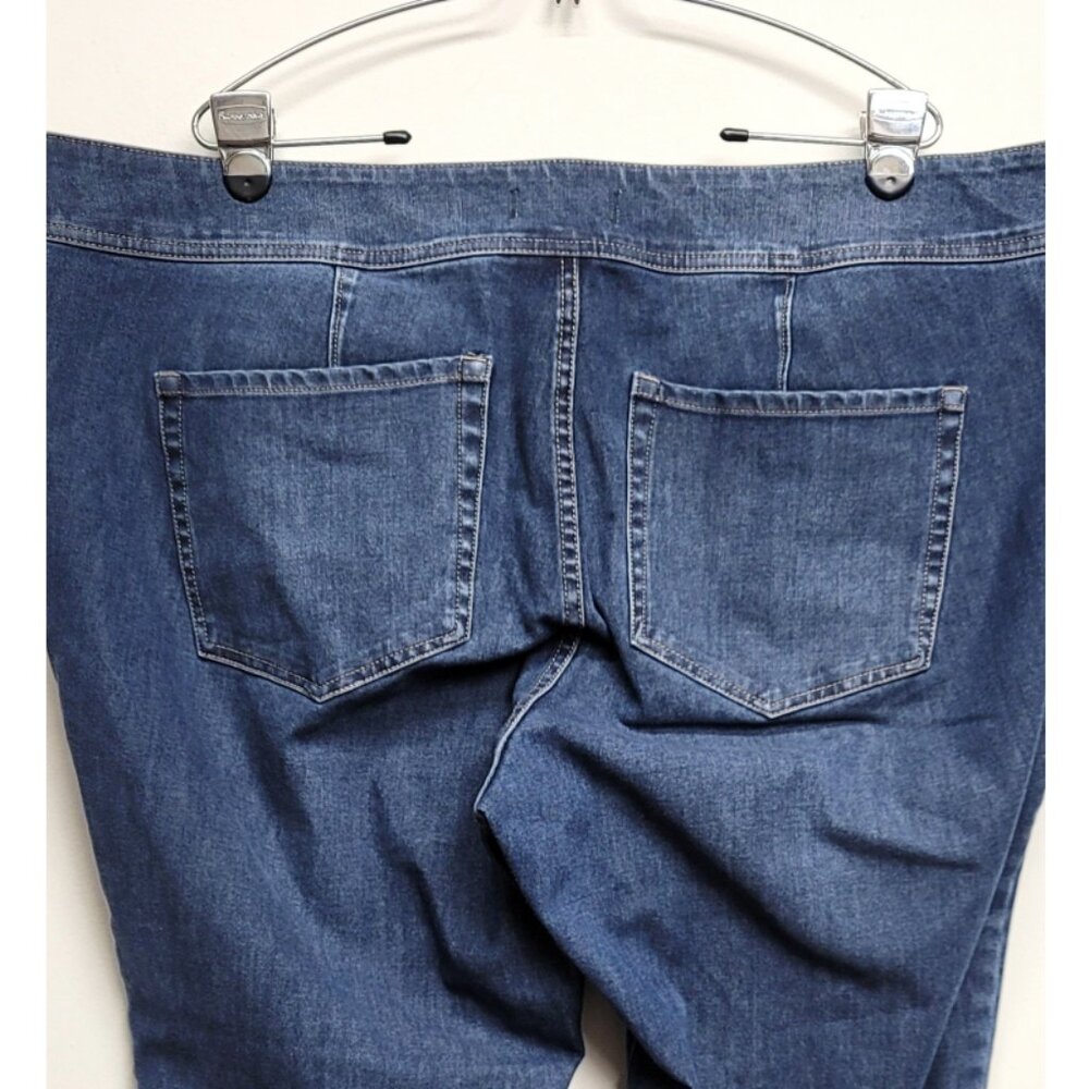 Lane Bryant Flex Magic Waistband Distressed High Rise Jegging Jeans 22 - Picture 5 of 7